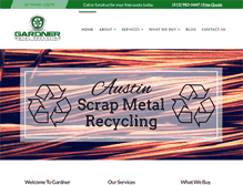 Tablet Screenshot of gardnermetals.com